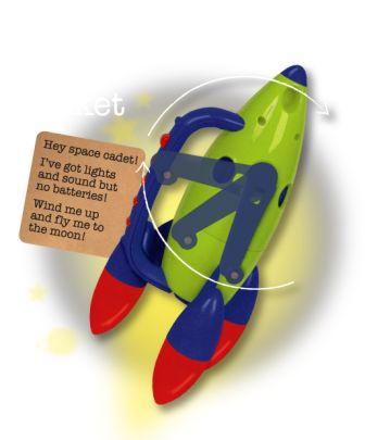 Ecotronic Space Rocket - wind me up!